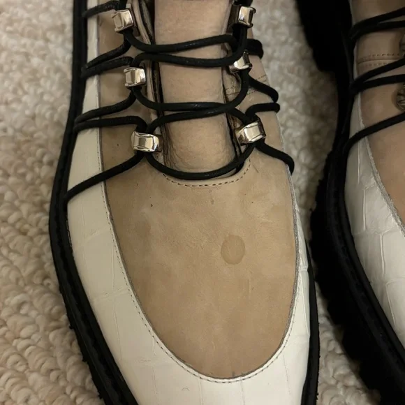 Freda Salvador Claudia Lace-Up Boots in Khaki - Picture 10 of 11